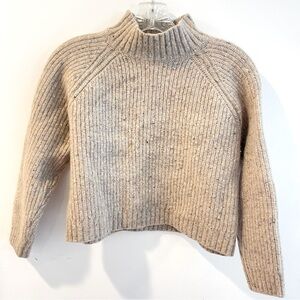 Merino Wool / Alpaca sweater by Mollusk California wheat / cream color XS